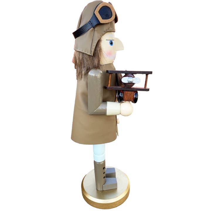 Santa’s Workshop Inc. - Wholesale Holiday Nutcracker - 14" Aviator Nutcracker2