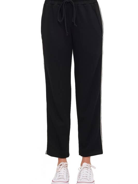 Damen-Jogginghose mit Kordelzug und Seitenstreifen für den Großhandel von Ariella USA