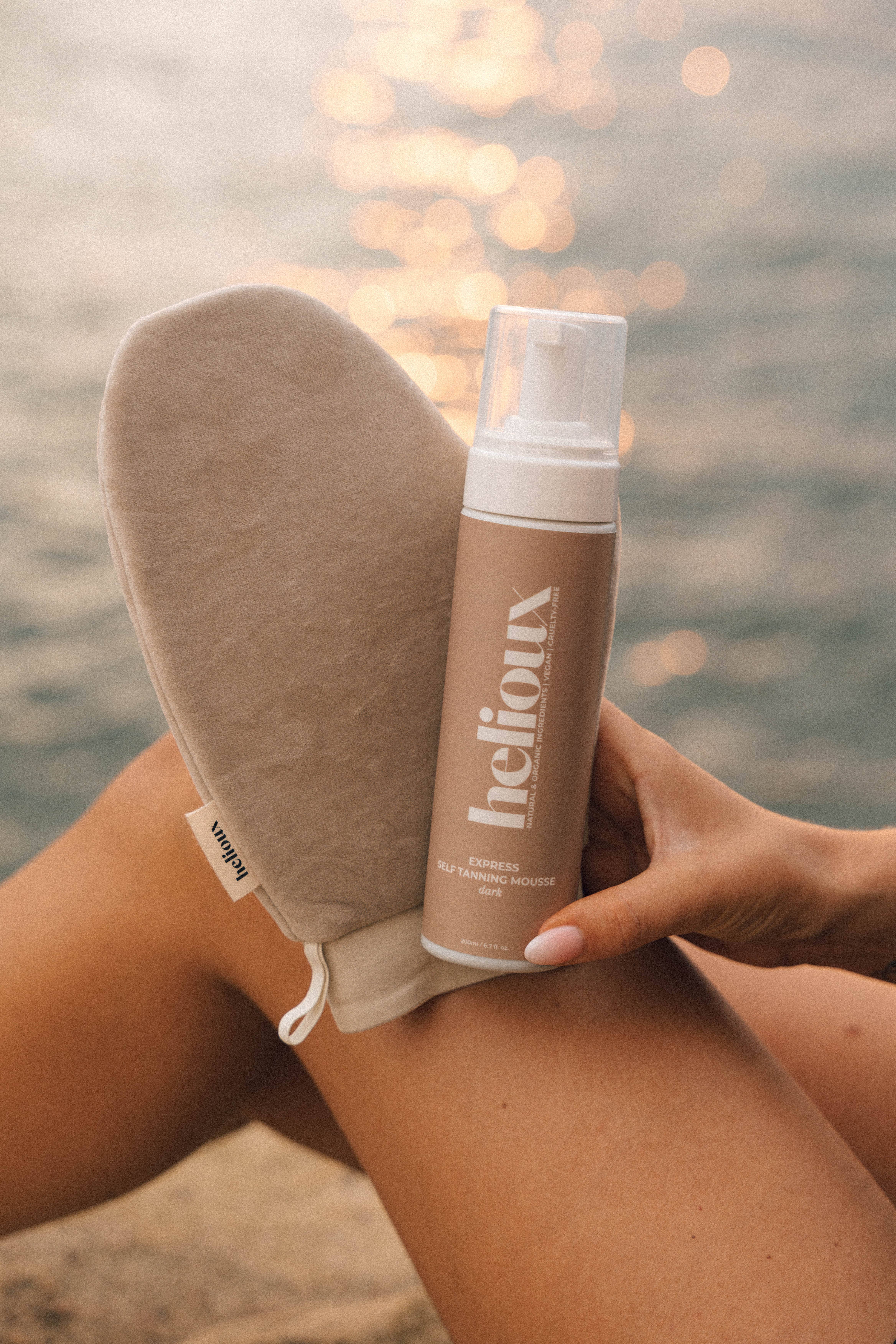 HELIOUX BEAUTY – Engroshandel Selvbruner – Selvbruner mousse 1-3 timers ekspres | Mørk1