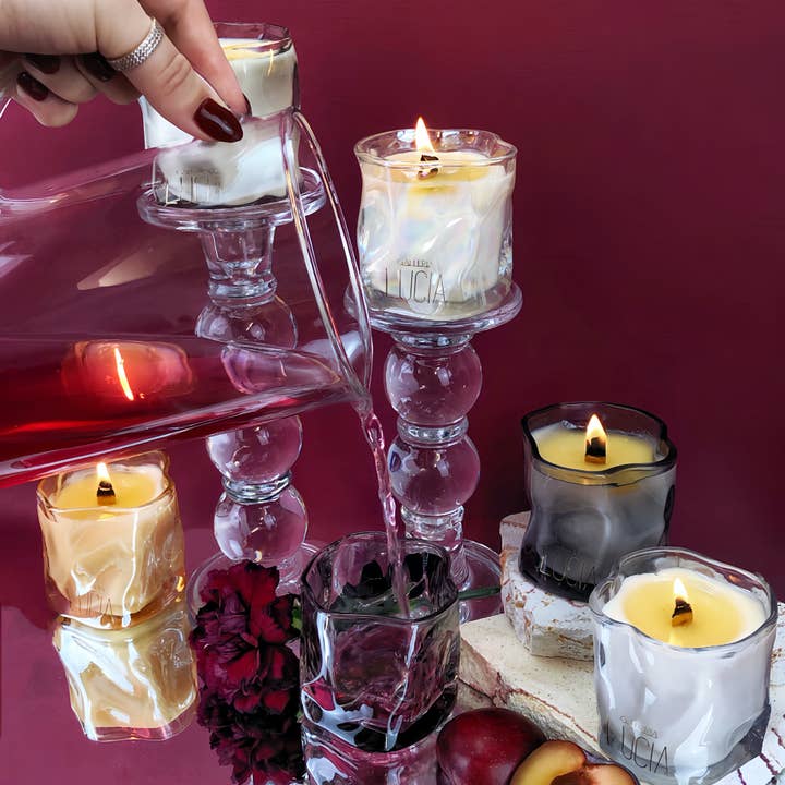 Galleria Lucia - Wholesale Jar/filled candle - Leveche candle - Indian Lemongrass and Lime Peel6