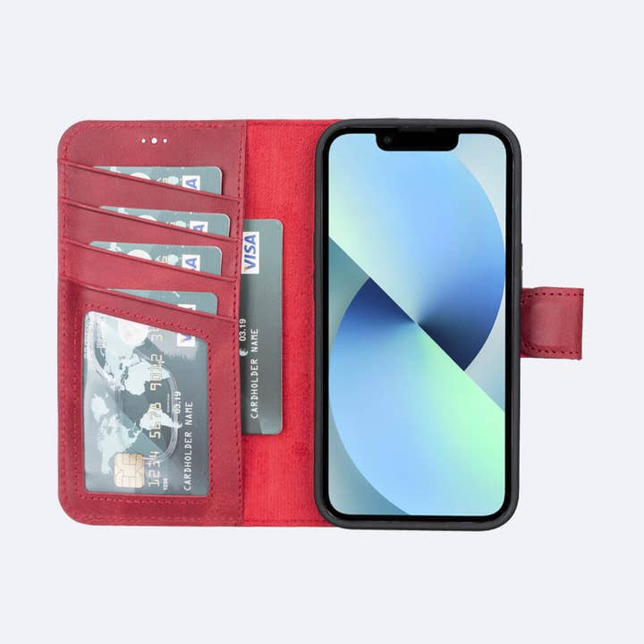 OXA LEATHER - Wholesale Phone Wallet - Unisex - iPhone 13 Pro Leather Wallet Case36