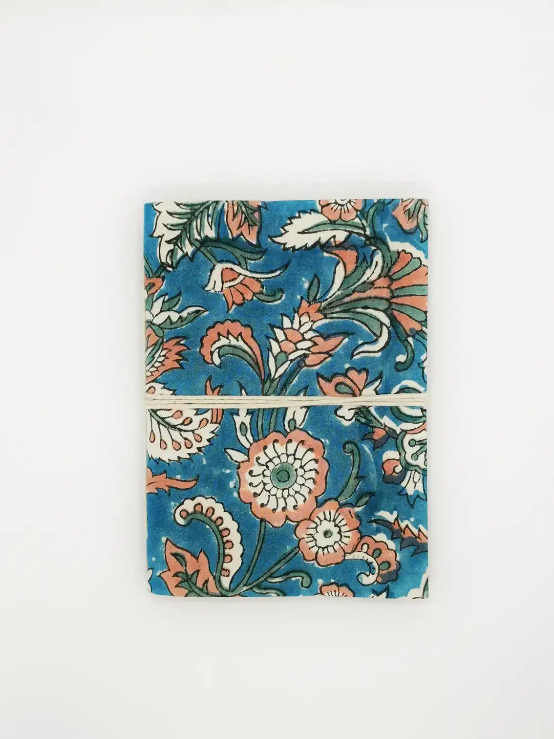 Nayda Diaries - Wholesale Notepad - Indian blue block print notebook2