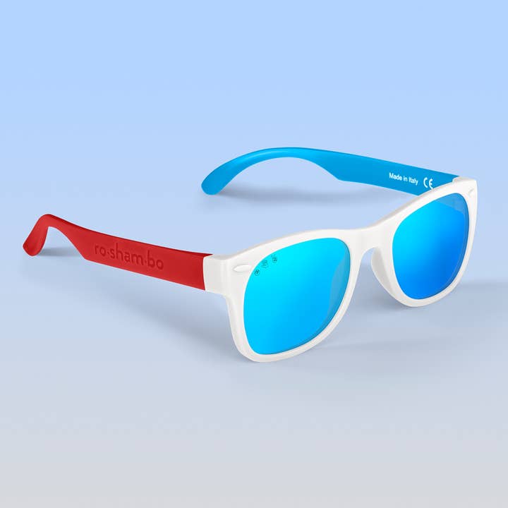 Roshambo Eyewear - Vente Lunettes de soleil – enfant - Lunettes de soleil rouge-blanc-bleu du 4 juillet0