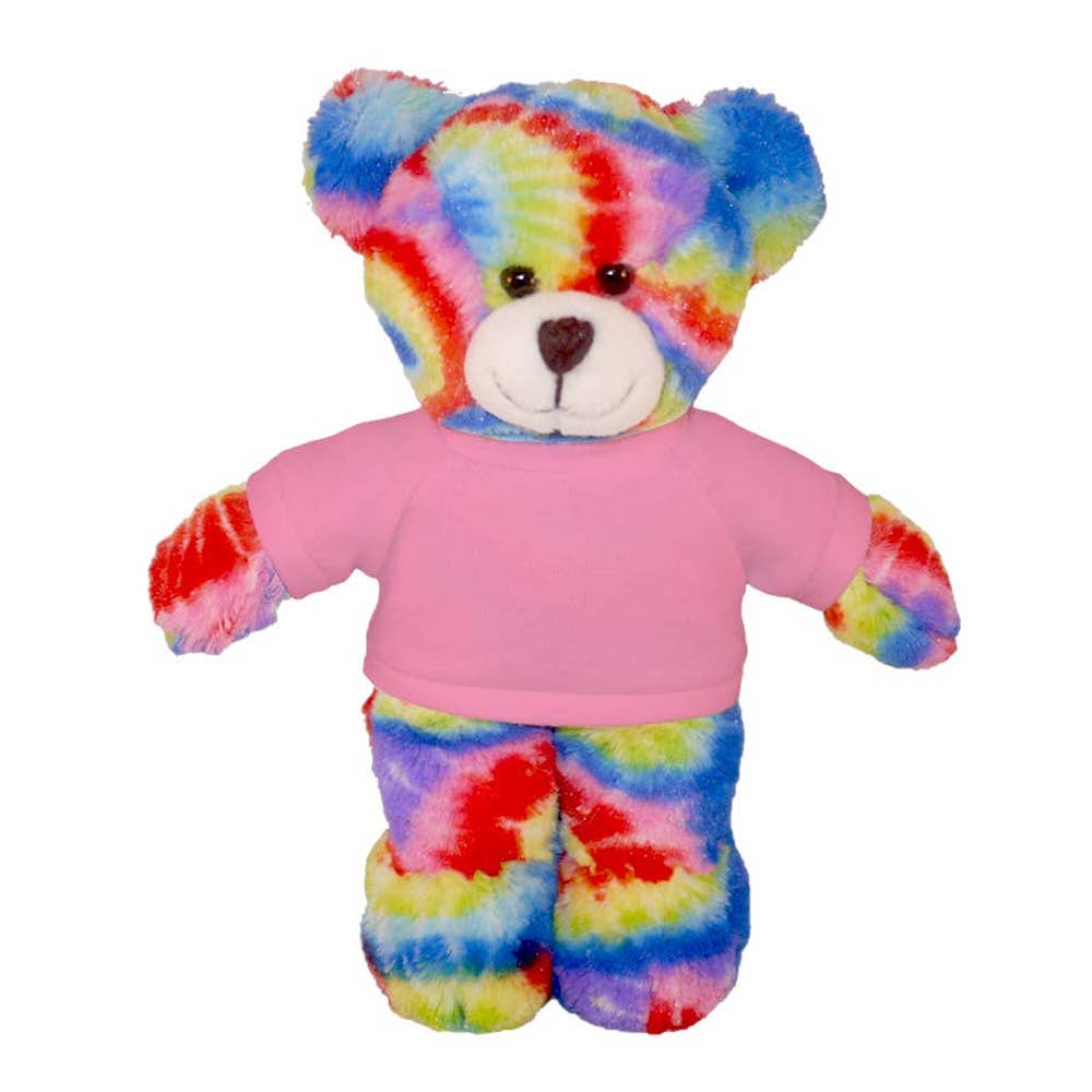 Plushland - Wholesale Stuffed/Plush Toy - Kids & Baby - 8″ Tie-Dye Custom Bear | Personalized Bear Stuffed Animal12