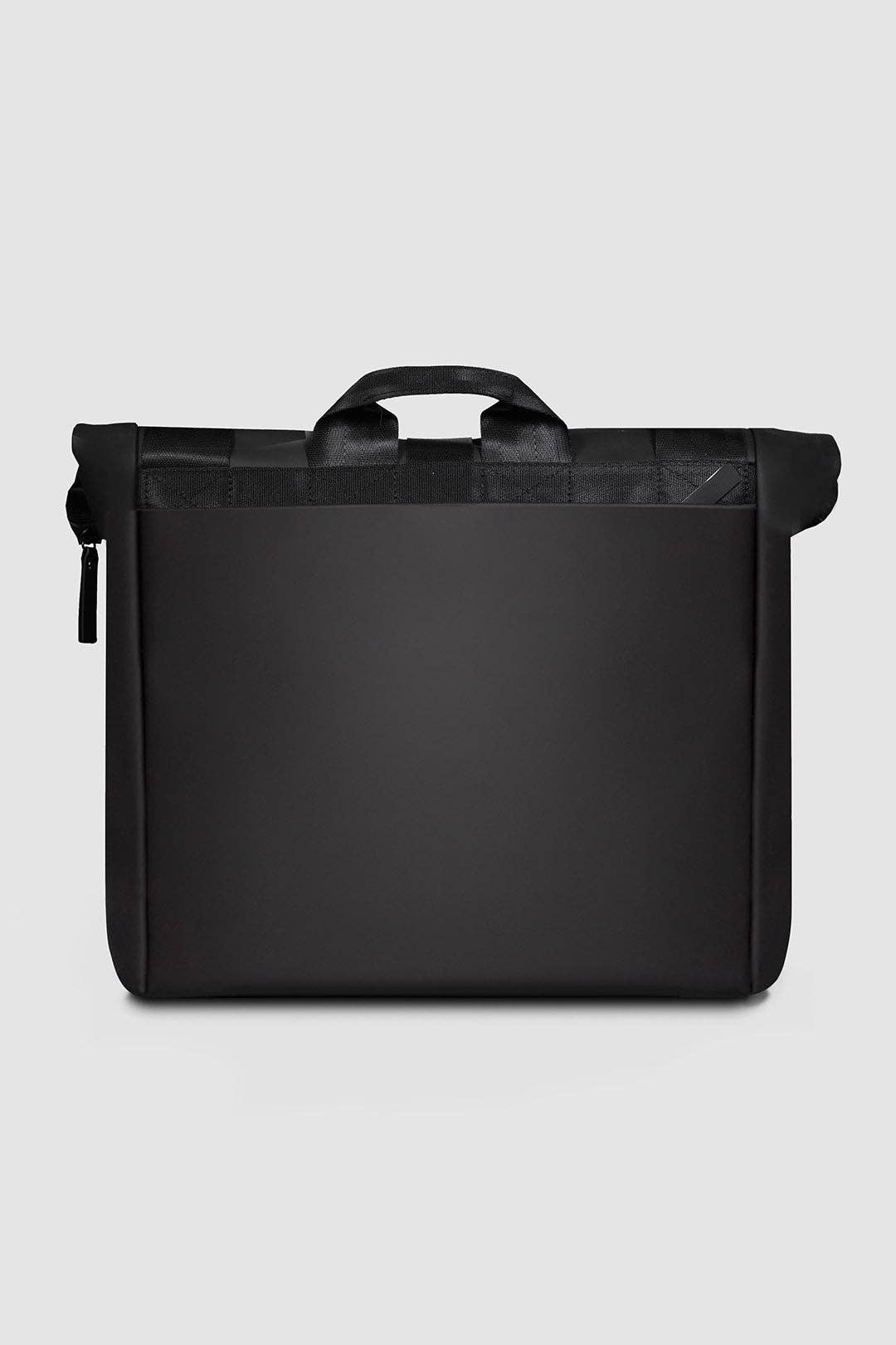 HALBERG - Wholesale Backpack - Unisex - Frankfurt PU matte black backpack1