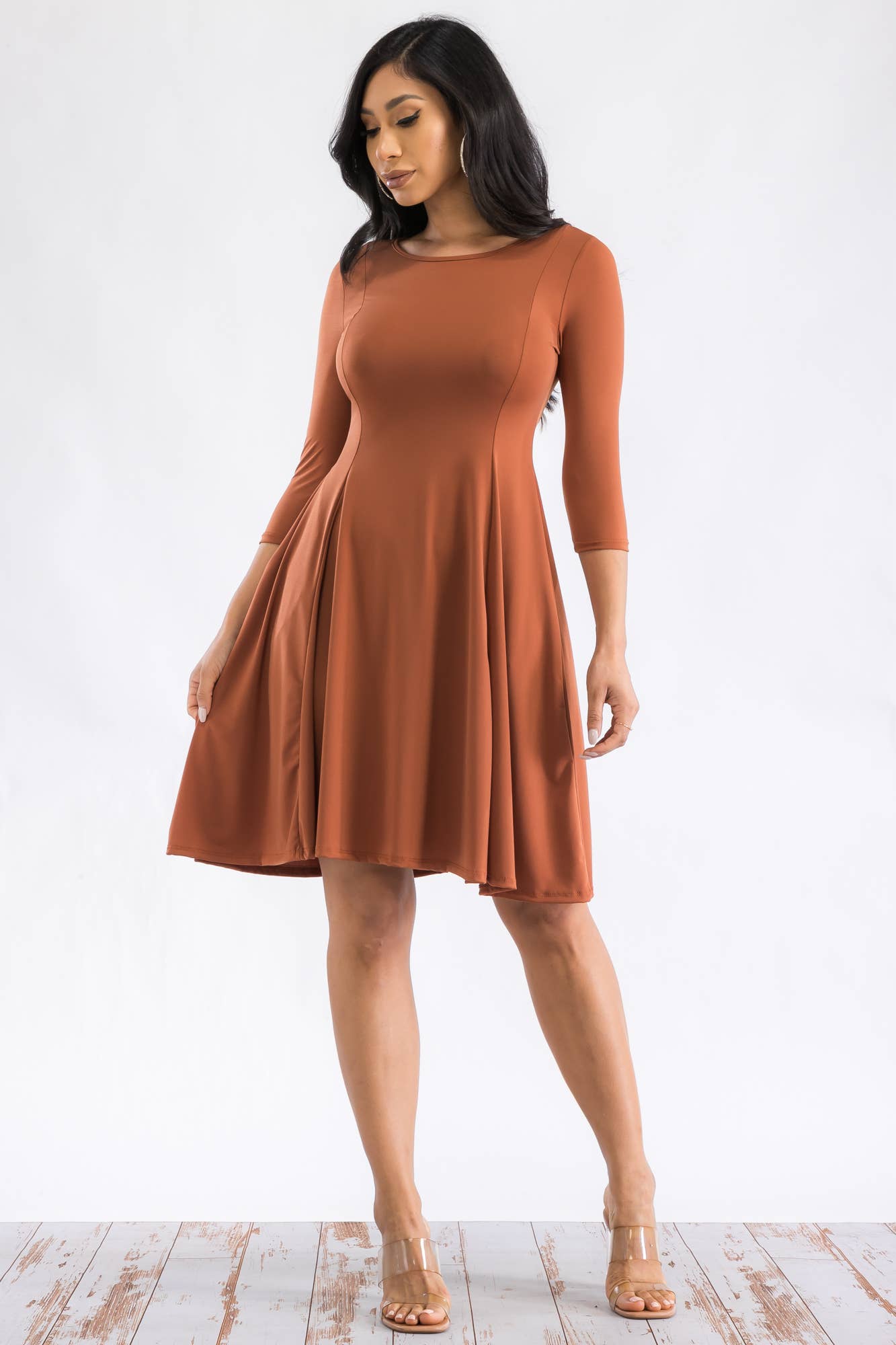 H&H Fashion Inc. – Großhandel Kleid – Damen – HH711X-SL - Langärmliges Tunikakleid28