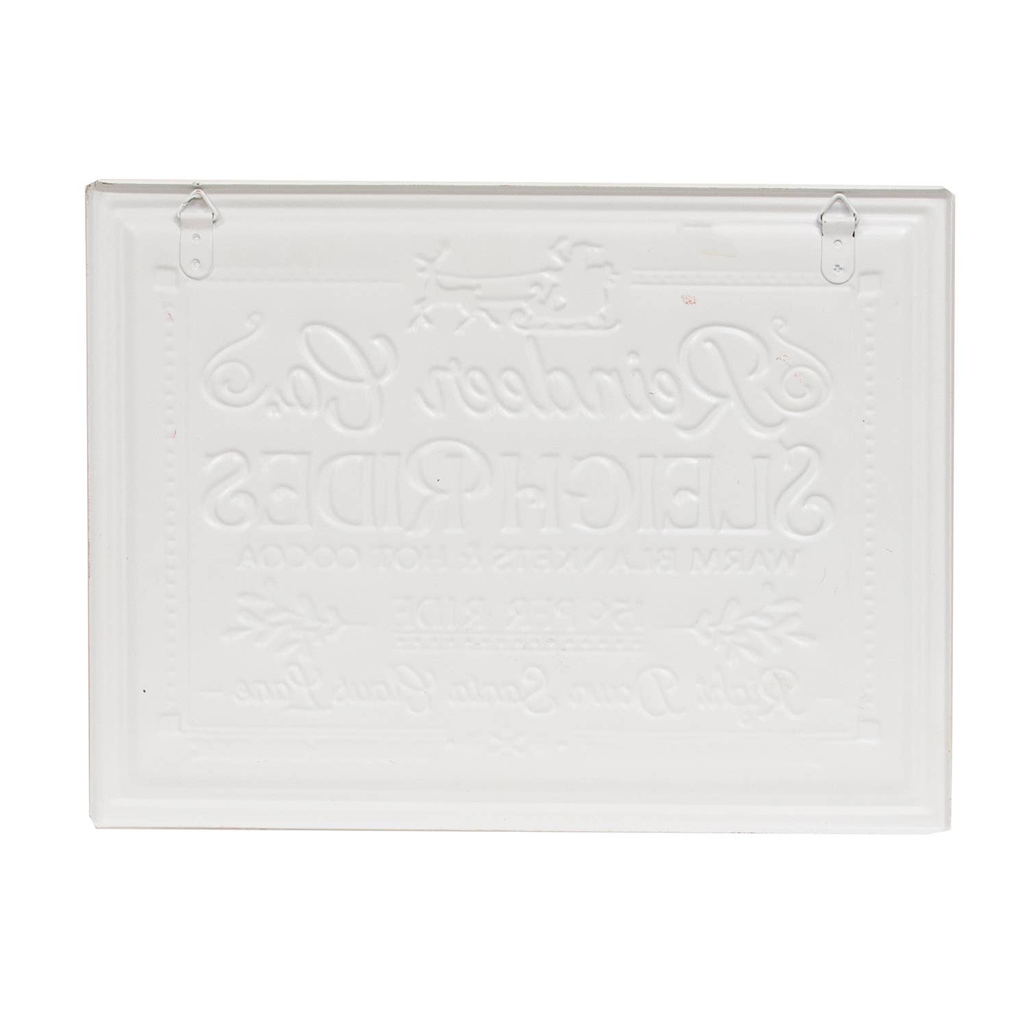 Col House Designs - Wholesale Christmas Wall Art - Reindeer Co. Sleigh Rides Metal Sign2