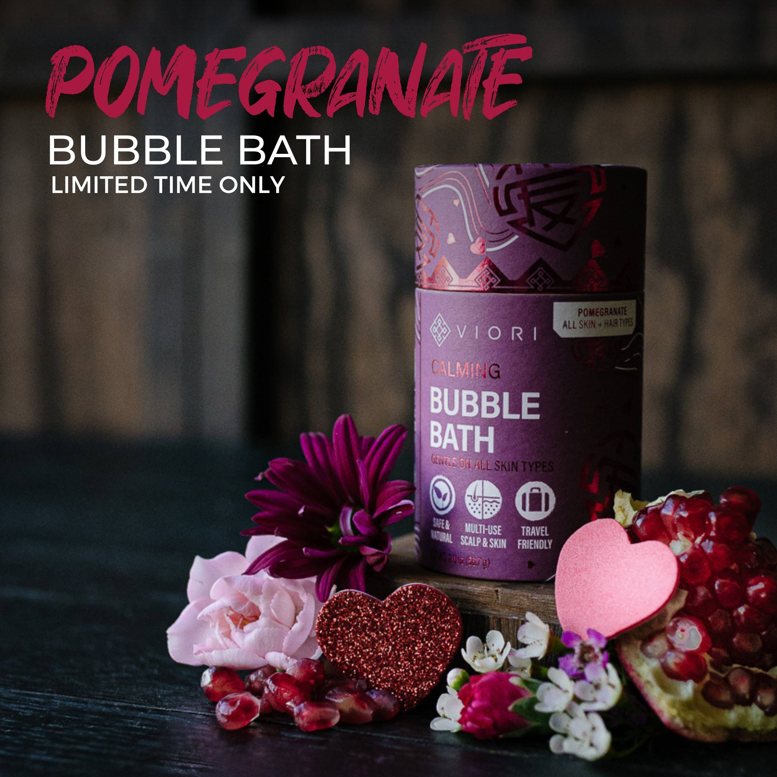 Viori Beauty - Wholesale Bubble Bath - LIMITED Bubble Bath | Pomegranate2