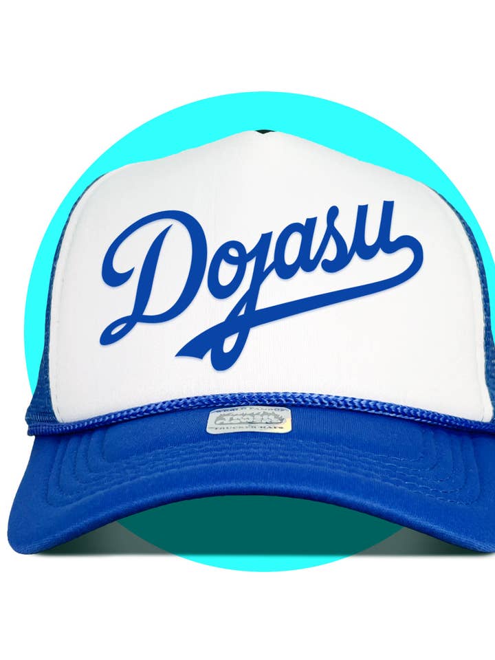 Do Ja Su Weeb Dodgers Trucker Hat for wholesale by Trash Flowers Trucker Hats