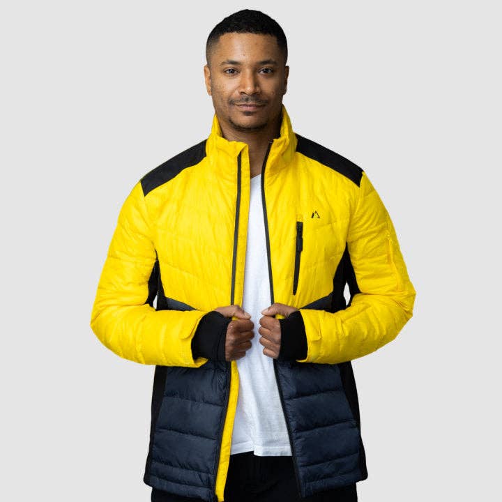 Veste EcoDown - Homme jaune pour la vente par Apricoat