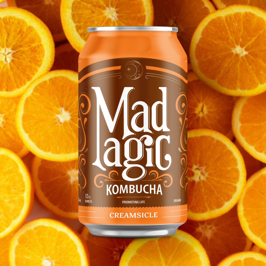 Mad Magic Kombucha - Wholesale Kombucha - Creamsicle Kombucha1