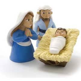 Birth of Jesus 3 Piece Set for wholesale by Cactus Game Design
