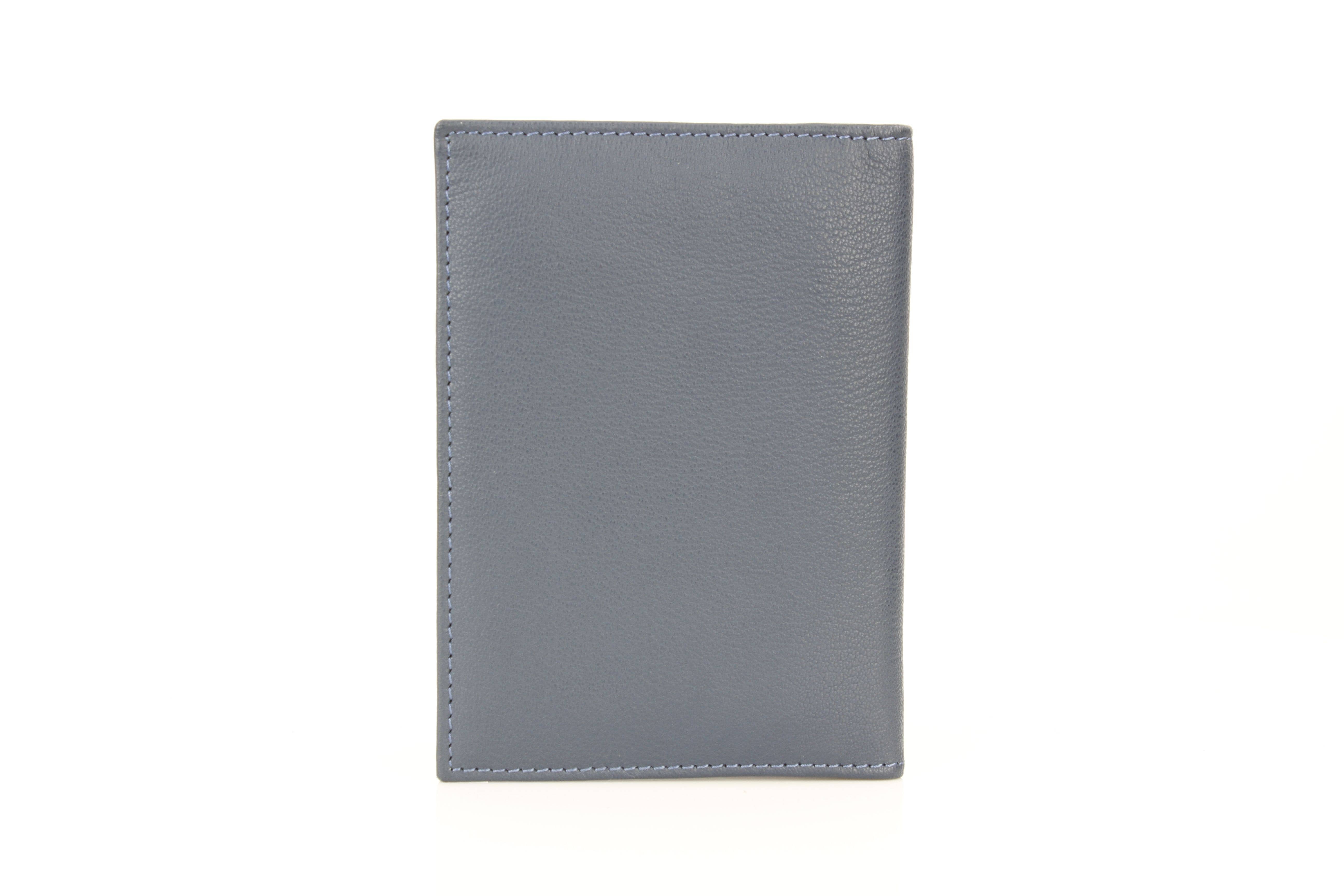 Leather Impressions Inc - Wholesale Passport Case - Unisex - Leather Passport Holder with Card Slots RB LW 21 100513