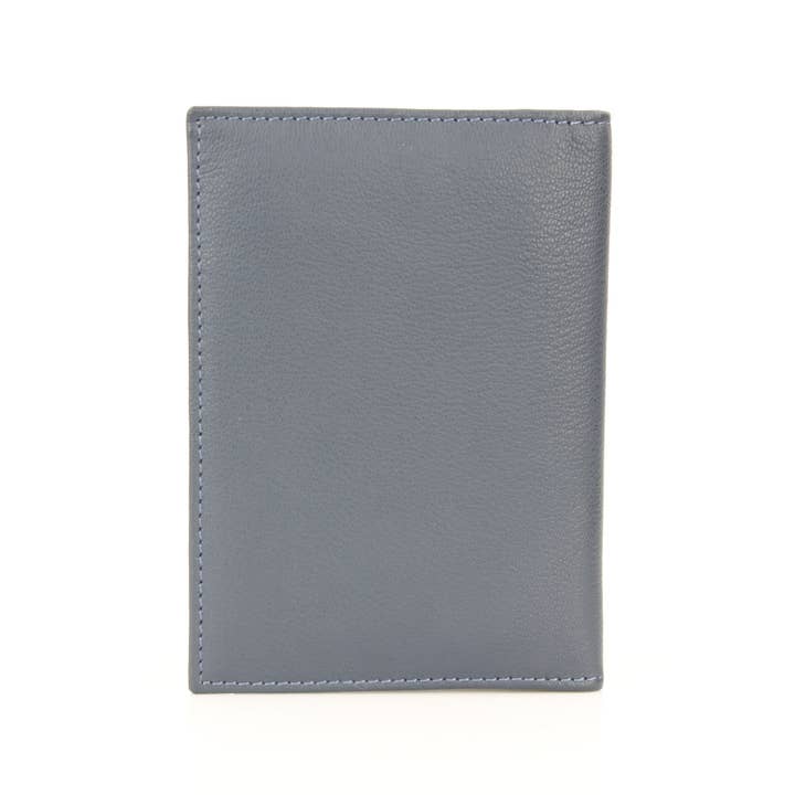 Leather Impressions Inc - Wholesale Passport Case - Unisex - Leather Passport Holder with Card Slots RB LW 21 100513