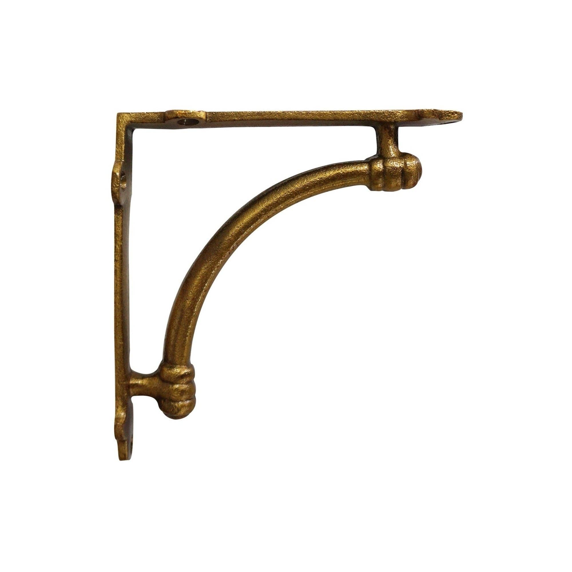 NACH - Wholesale Wall Hook - Half-Round Bracket, Small, Antique Gold0