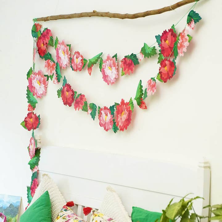 Guirlande en papier premium Forever Flowers pour la vente par Zwende