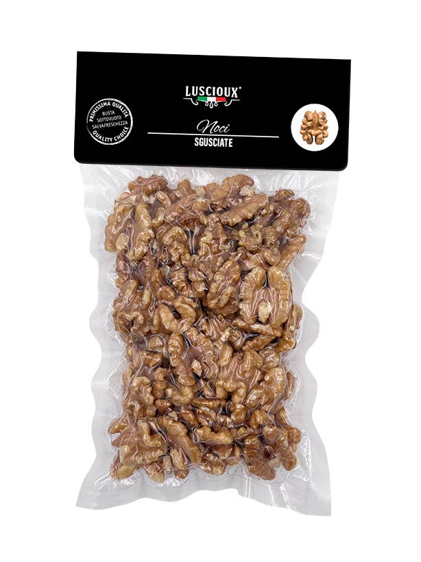 Shelled Walnuts 150 g vacuum bag for wholesale by LUSCIOUX - OMNIA GROUP SRL