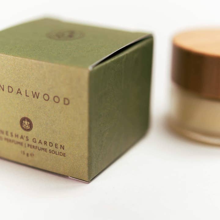 Between Heaven & Earth Mfg. - Wholesale Solid Perfume - Ganesha's Garden Sandalwood Solid Perfume2