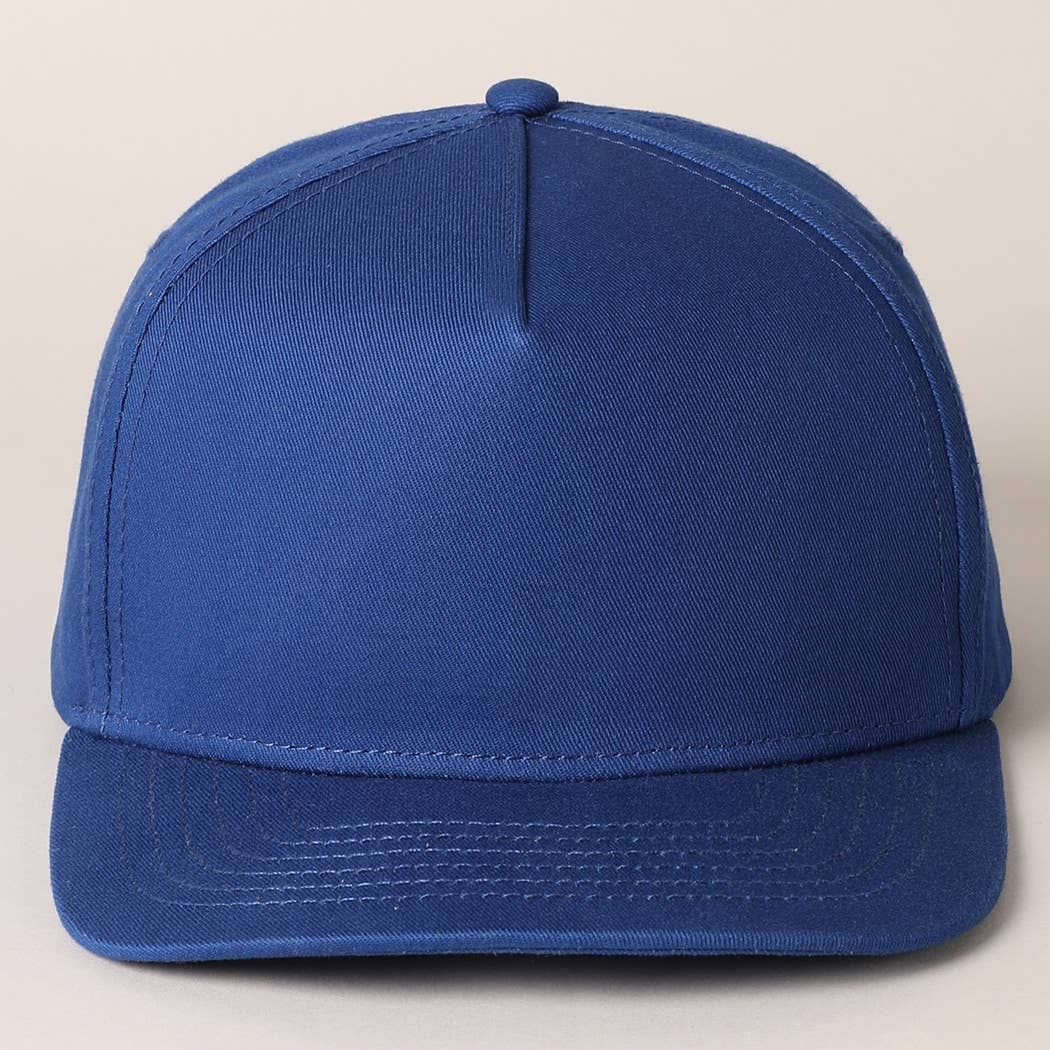 Fashion City - Wholesale Baseball Cap - Unisex - Solid Colored Cotton 5 Panel Baseball Cap36