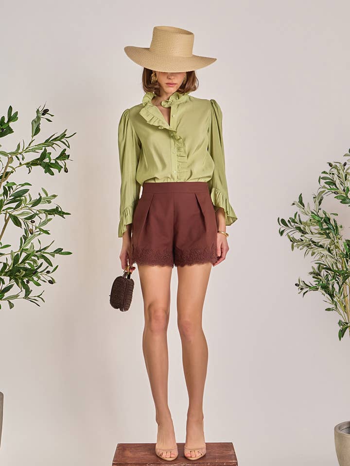 Ruffle Blouse for wholesale by English Factory