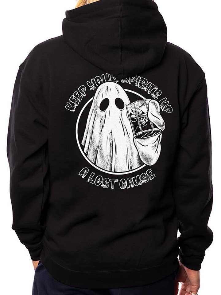 Chandail à capuchon Spirits pour la vente par A Lost Cause