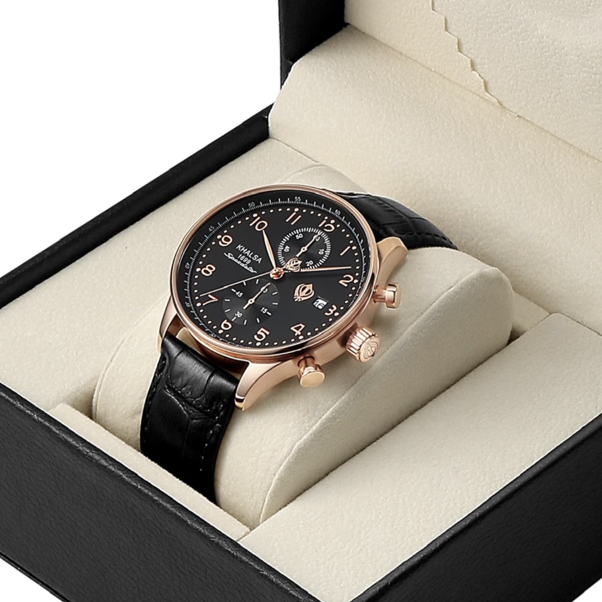 Khalsa 1699 watches - Wholesale Wrist watch – Men's - Midnight Black Speedster3