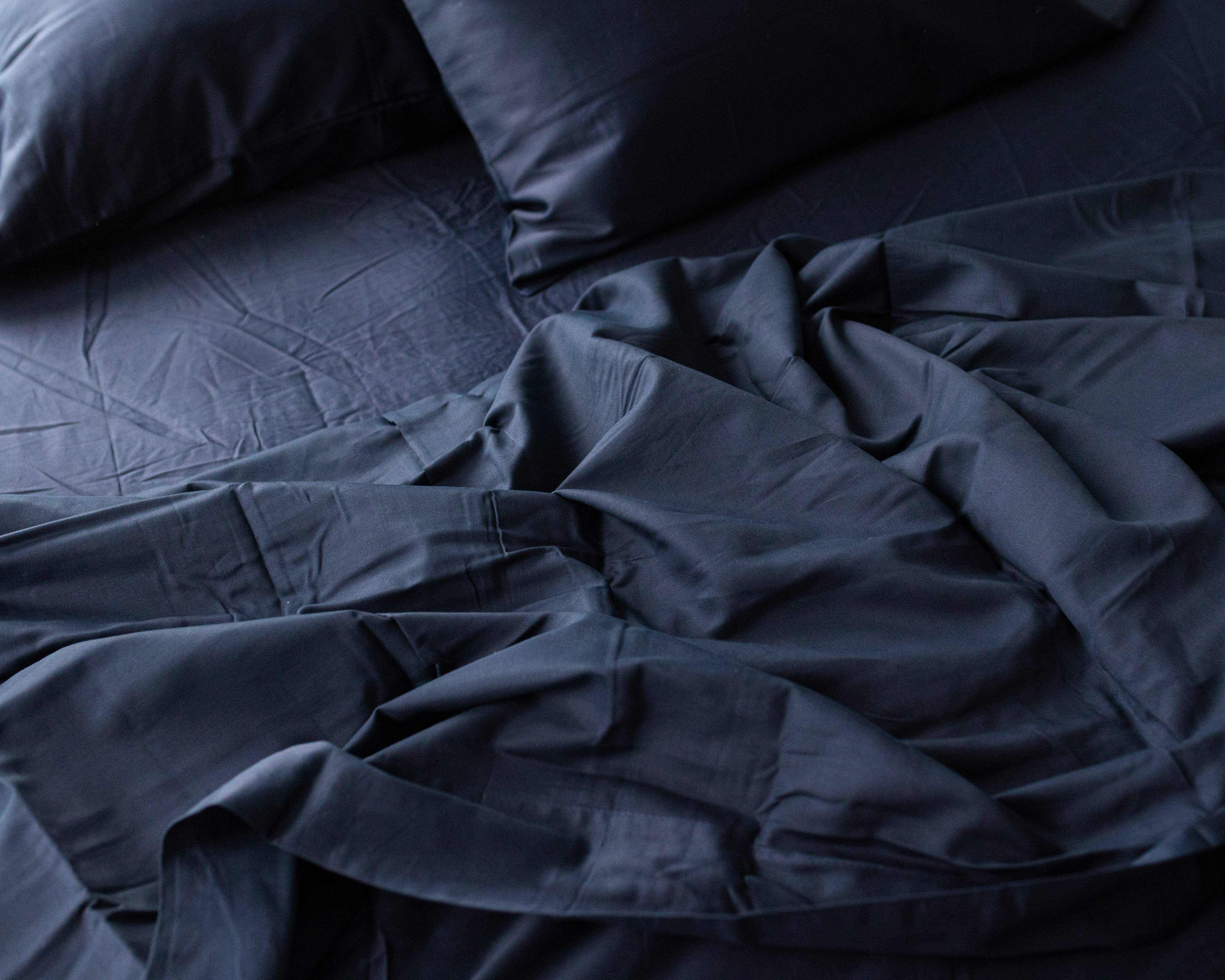 Nest Essentials - Wholesale Sheet Set - 300 TC Cotton Sheet Set- Made in India- Navy Blue6
