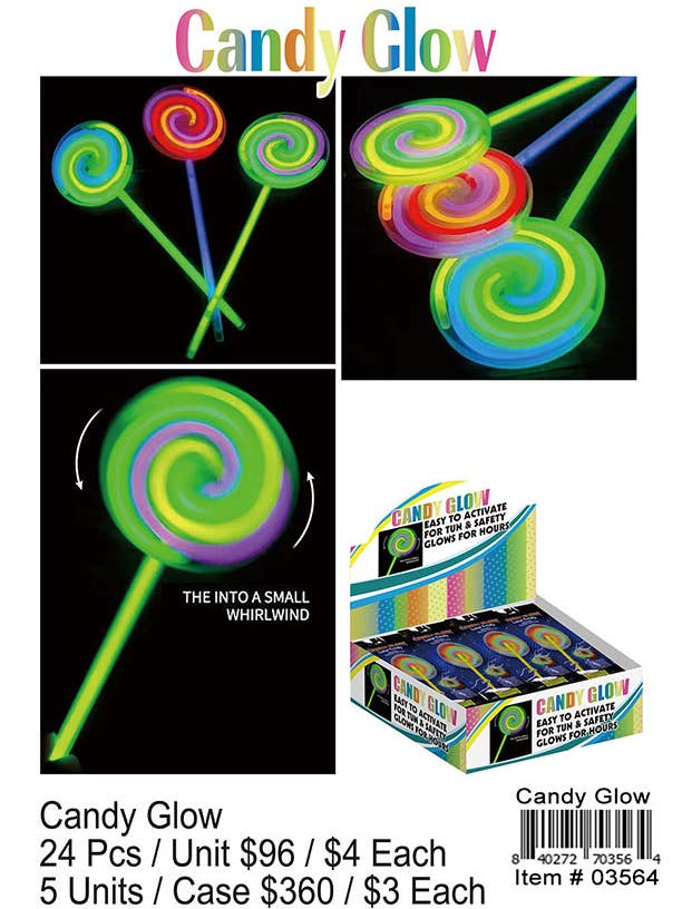 Candy Glow for wholesale by Puka Creations