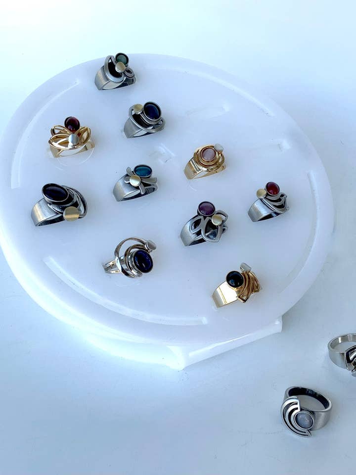 RINGS Prepack (DR12) - 15 Anéis e Expositores Grátis por atacado de Christophe Poly / Crono Design