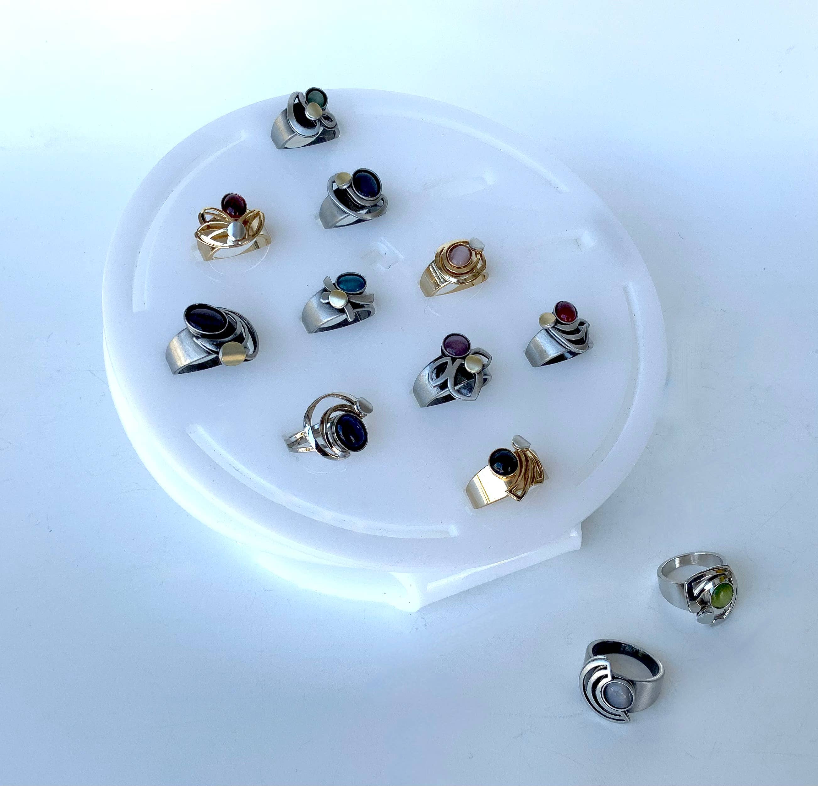 RINGS Prepack (DR12) - 15 Rings & Free Displays for wholesale by Christophe Poly / Crono Design