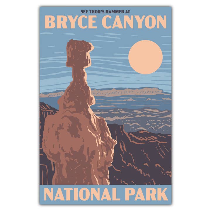 Bozz Prints - Wholesale Postcard - Bryce Canyon National Park Thor's Hammer Postcard