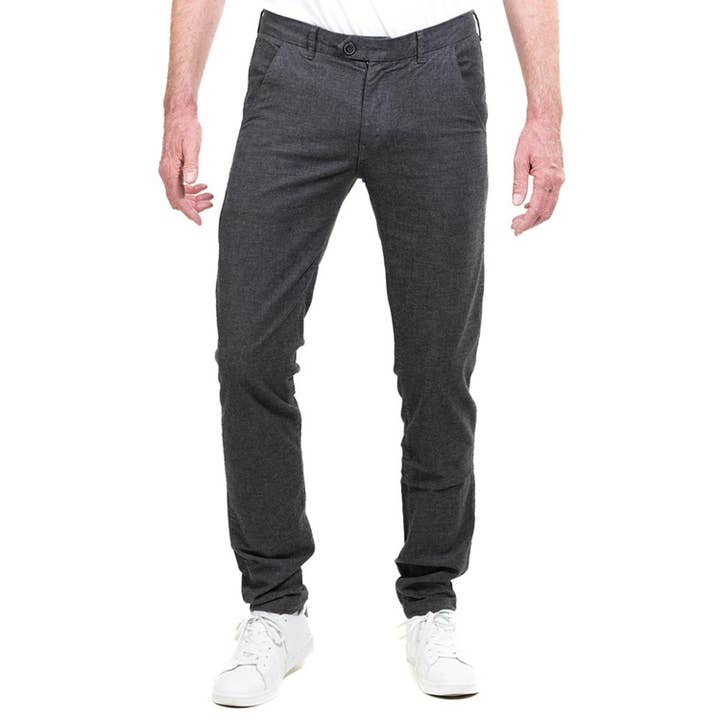 herenbroeken | antraciet gemêleerd L38 voor wholesale door CUB