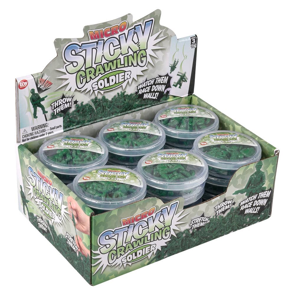 La Luna Bella - Toys – wholesale Classic toy – Kids – Micro Stretch-Icky Soldier 24ct - LLB Toys6