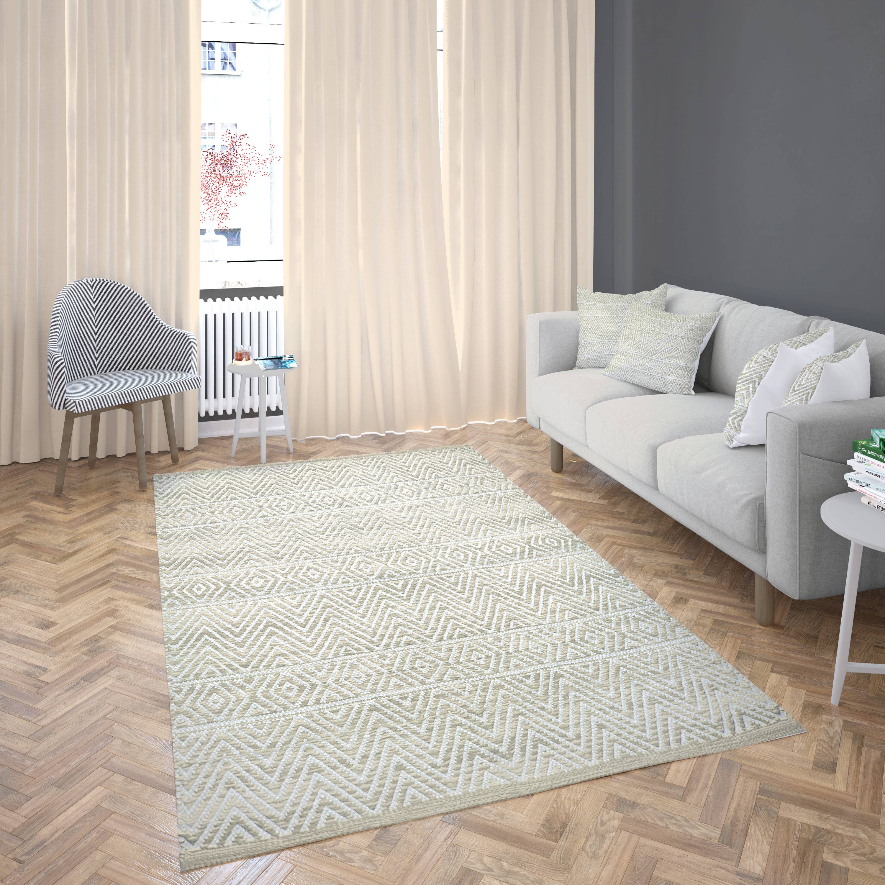 Fabstyles - Wholesale Area Rug - Herringbone Flatweave Rug0