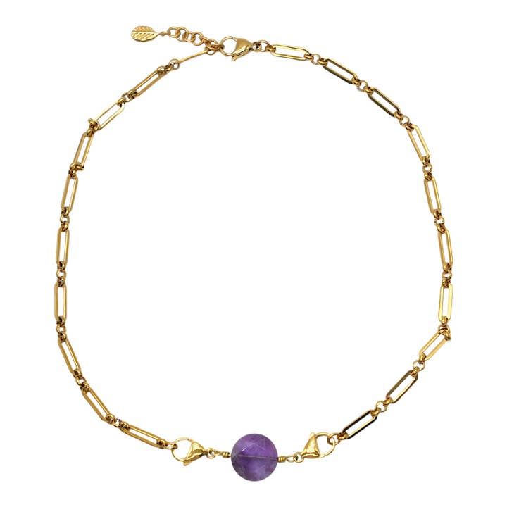 Customizable stainless steel necklace chain (reference 5) (pendant with two clasp ends not included) for wholesale by Foliesbijoux