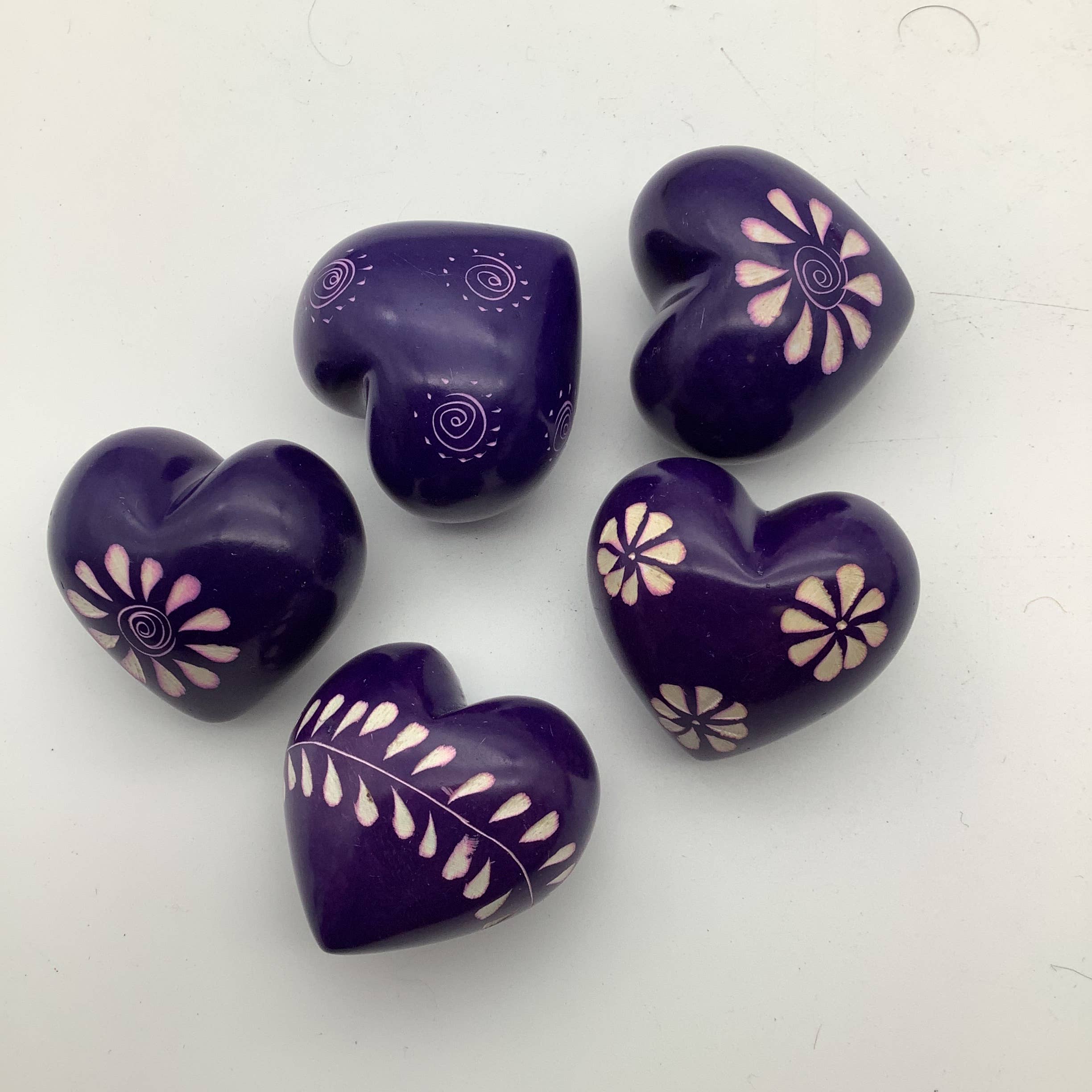 Mondo Trading Company - Wholesale Decorative Tabletop Object - Hearts- Etched- Small-Soapstone8