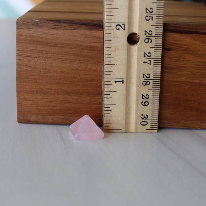 Pebble House - Wholesale Spiritual Stone/Crystal - Rose Quartz Mini Pyramid (Crystals & Stones)1