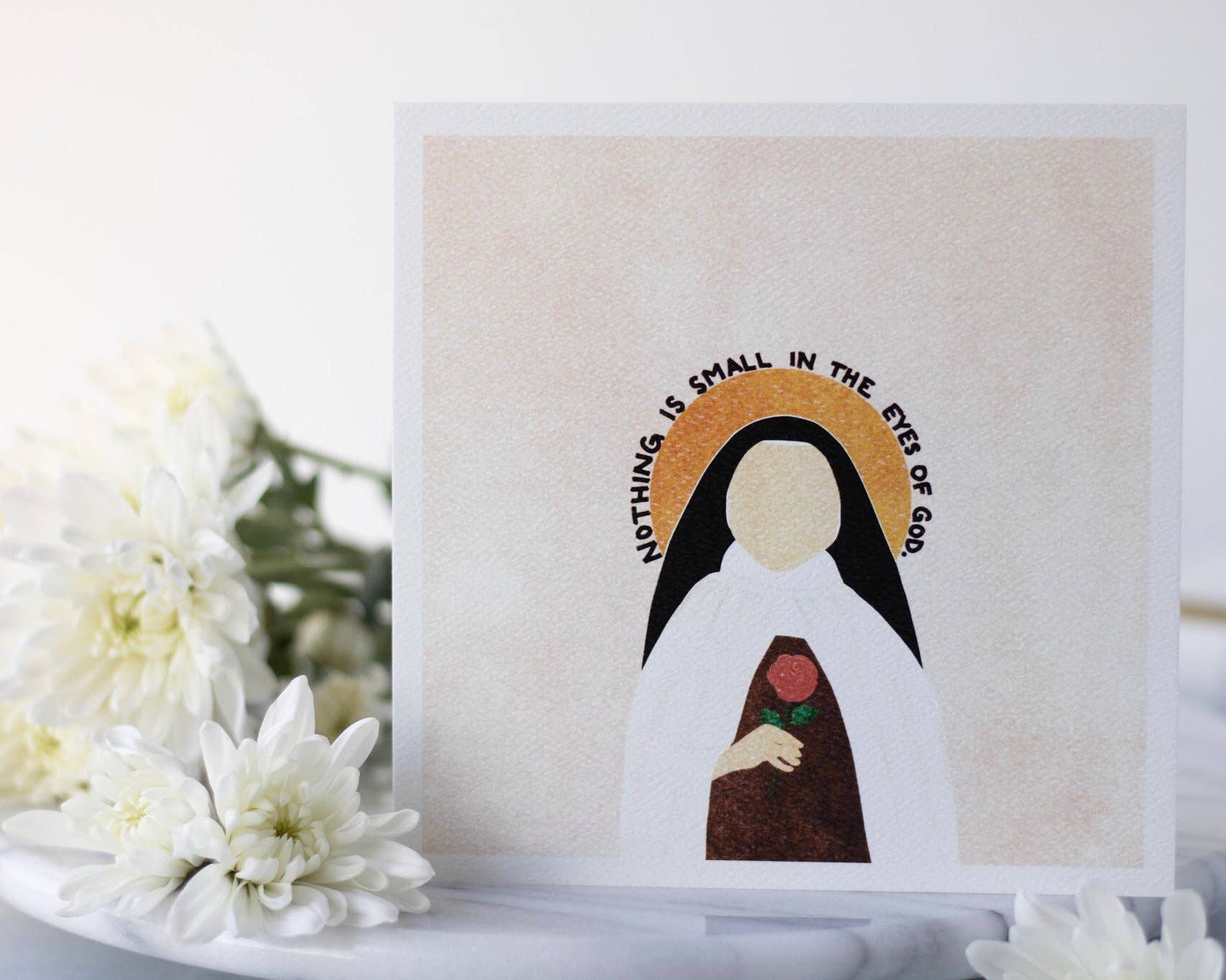 Small Things Print Co. - Wholesale Art Print - St. Therese of Lisieux Print, 6x6 in, St. Therese of Lisieux1