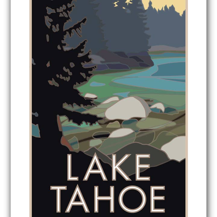 Lake Tahoe, D.L. Bliss State Park - Poster for wholesale by Travel Posters by M&W Design Co.
