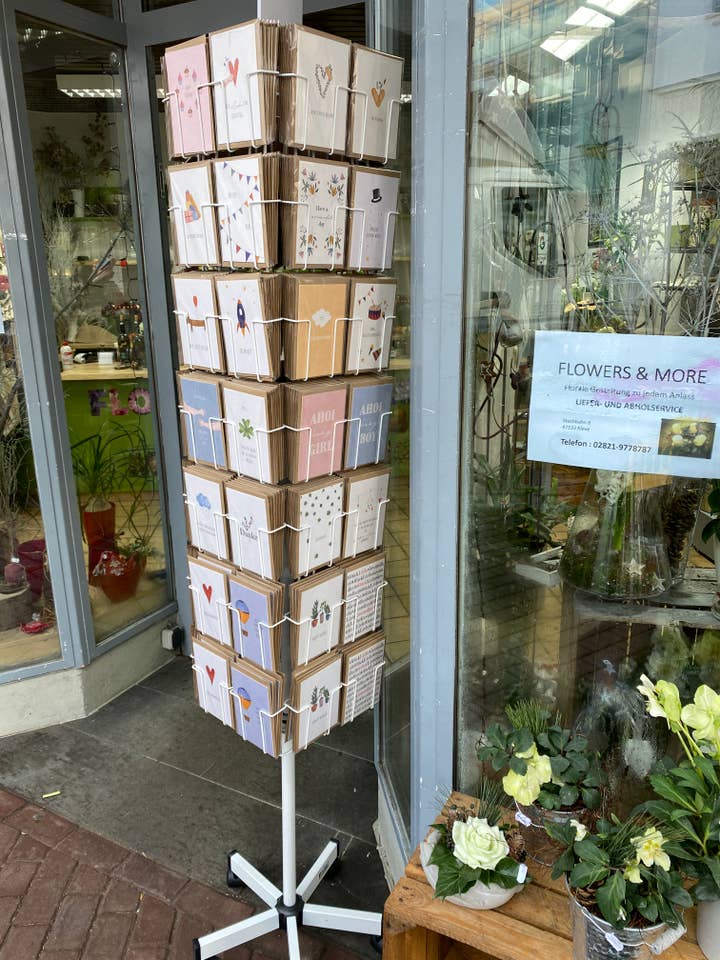 Trade fair offer:
CARD STAND 'MOST LOVED' for wholesale by KEITCARDS