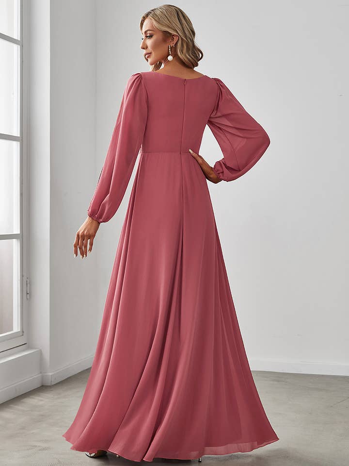 Ever-Pretty - Wholesale Gown – Women's - 2 Style Elegant Chiffon Bridesmaid Dress67