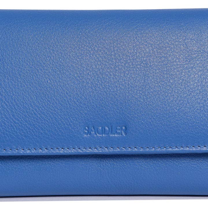 SADDLER - Vente Portefeuille – femme - Grand Portefeuille en Cuir à Sections Multiples "Grace" – Fait Main par Saddler | Protégé RFID & Boîte Cadeau26