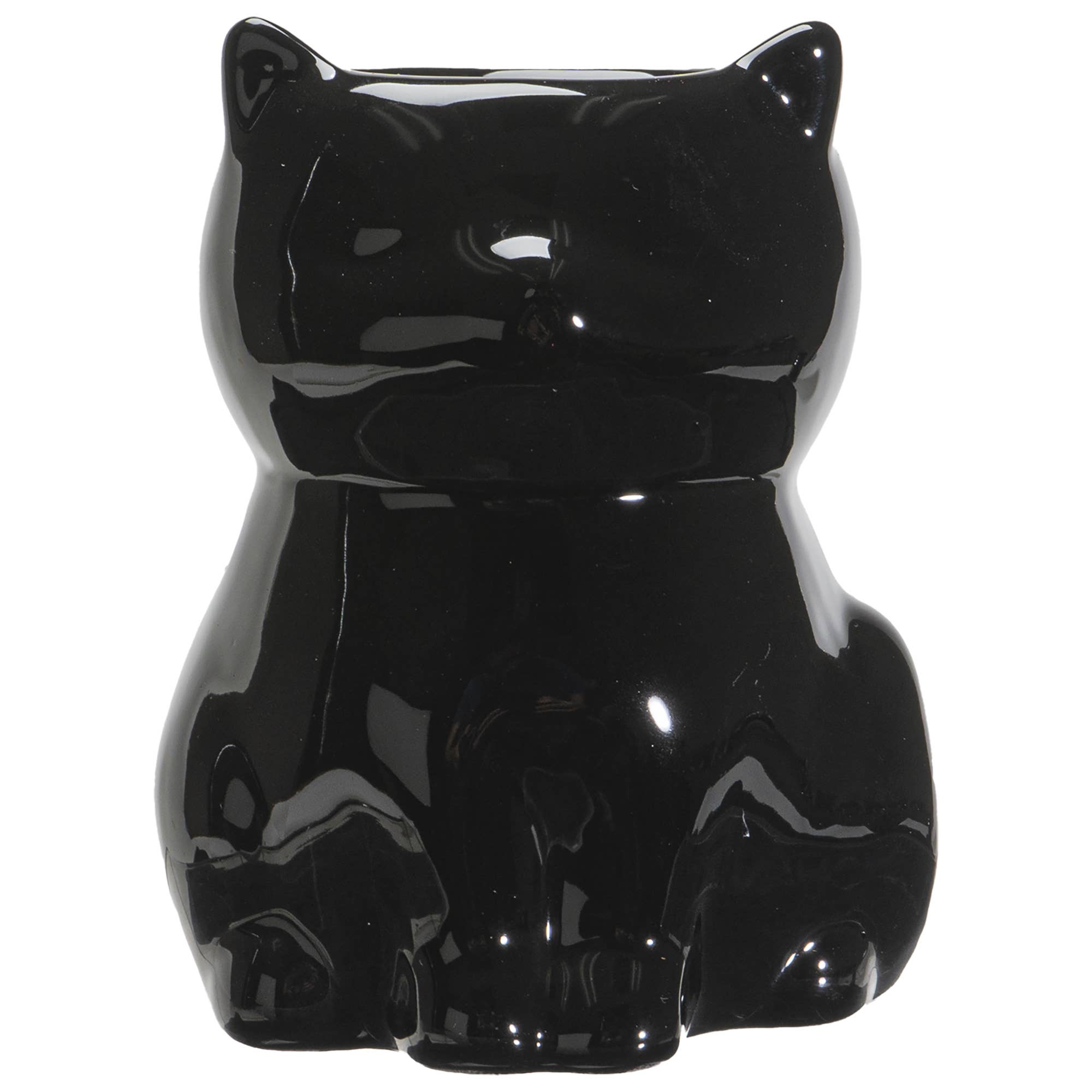 Pacific Trading - Wholesale Oil Warmer - Shiny Black Cat Oil Burner5