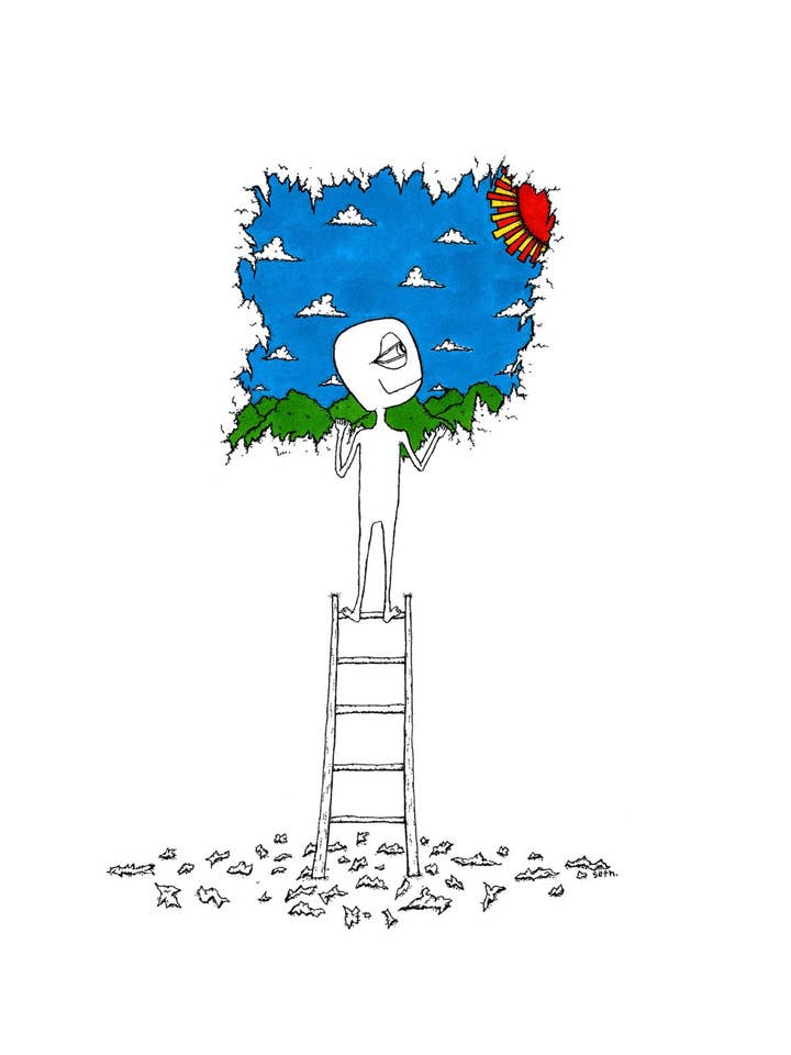 The World - Art Print - Ink Illustration for wholesale by The Art of Seth