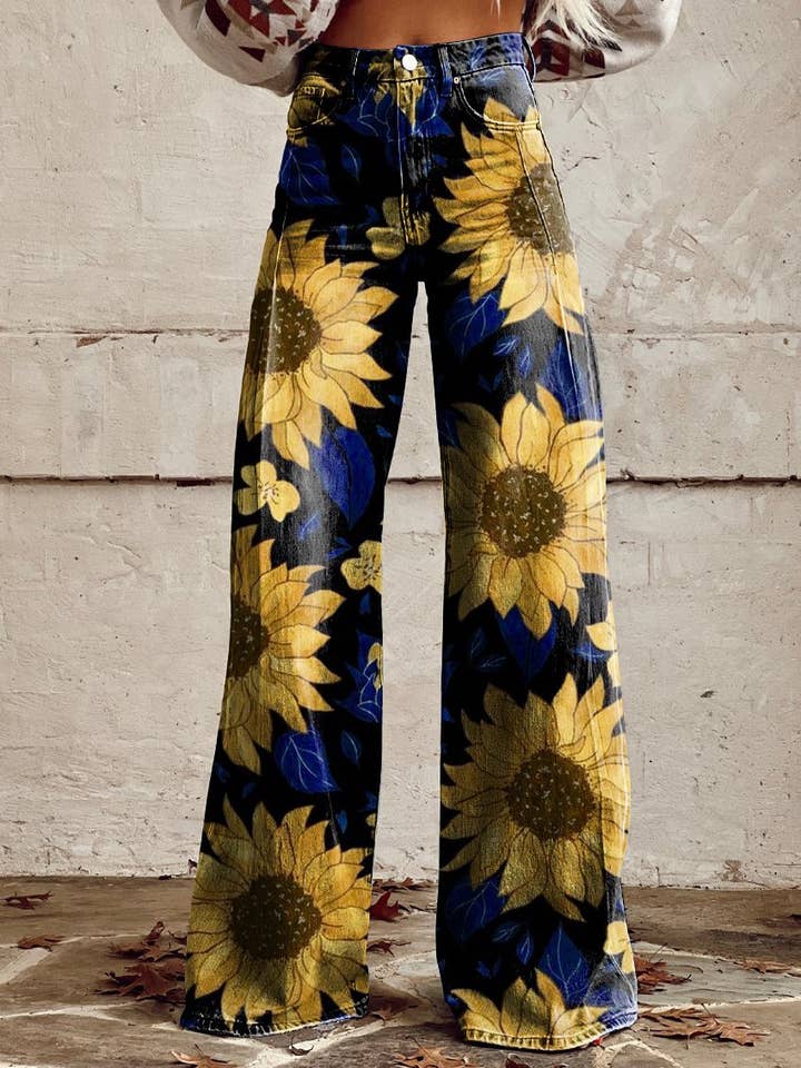 Tourtiwi - Wholesale Pants - Women's - Loose plus size women's casual pants thin trousers wide leg