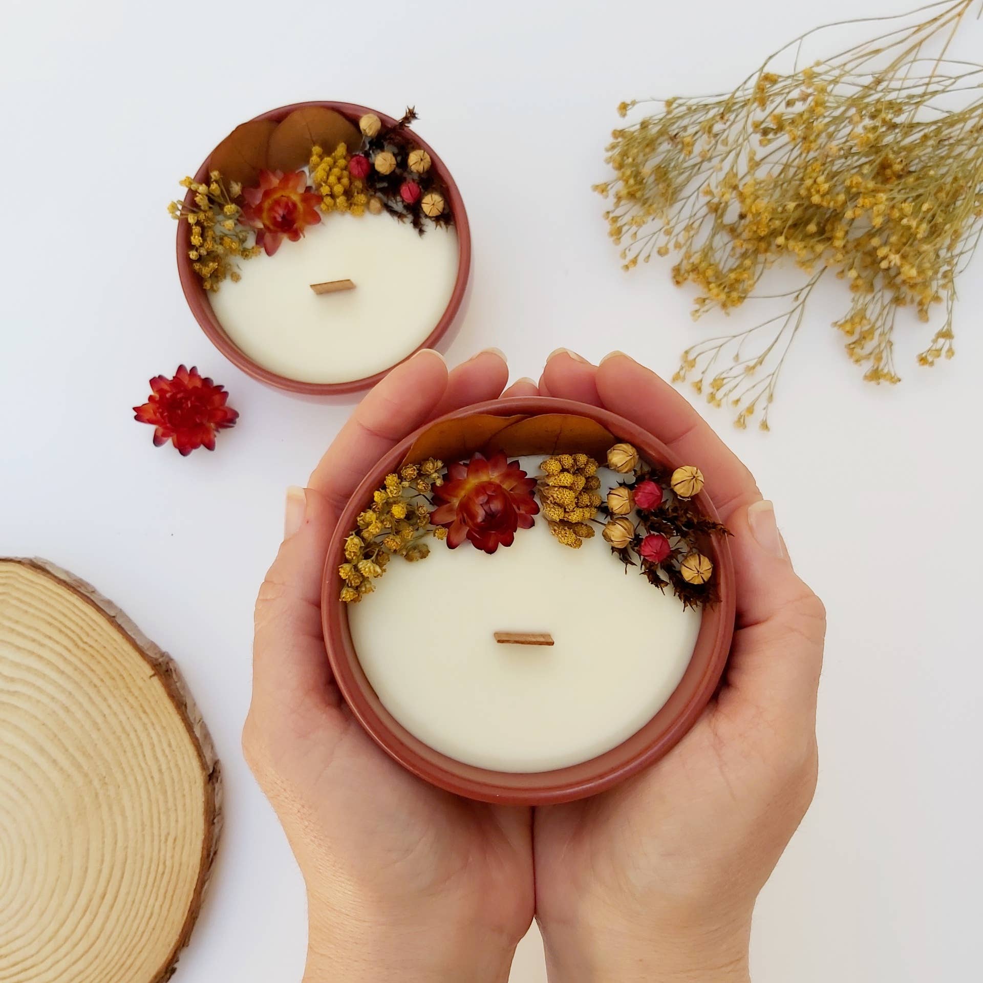 Saboaria da Sofia - Wholesale Jar/Filled Candle - Decorative candle - RED | Apple and Cinnamon2