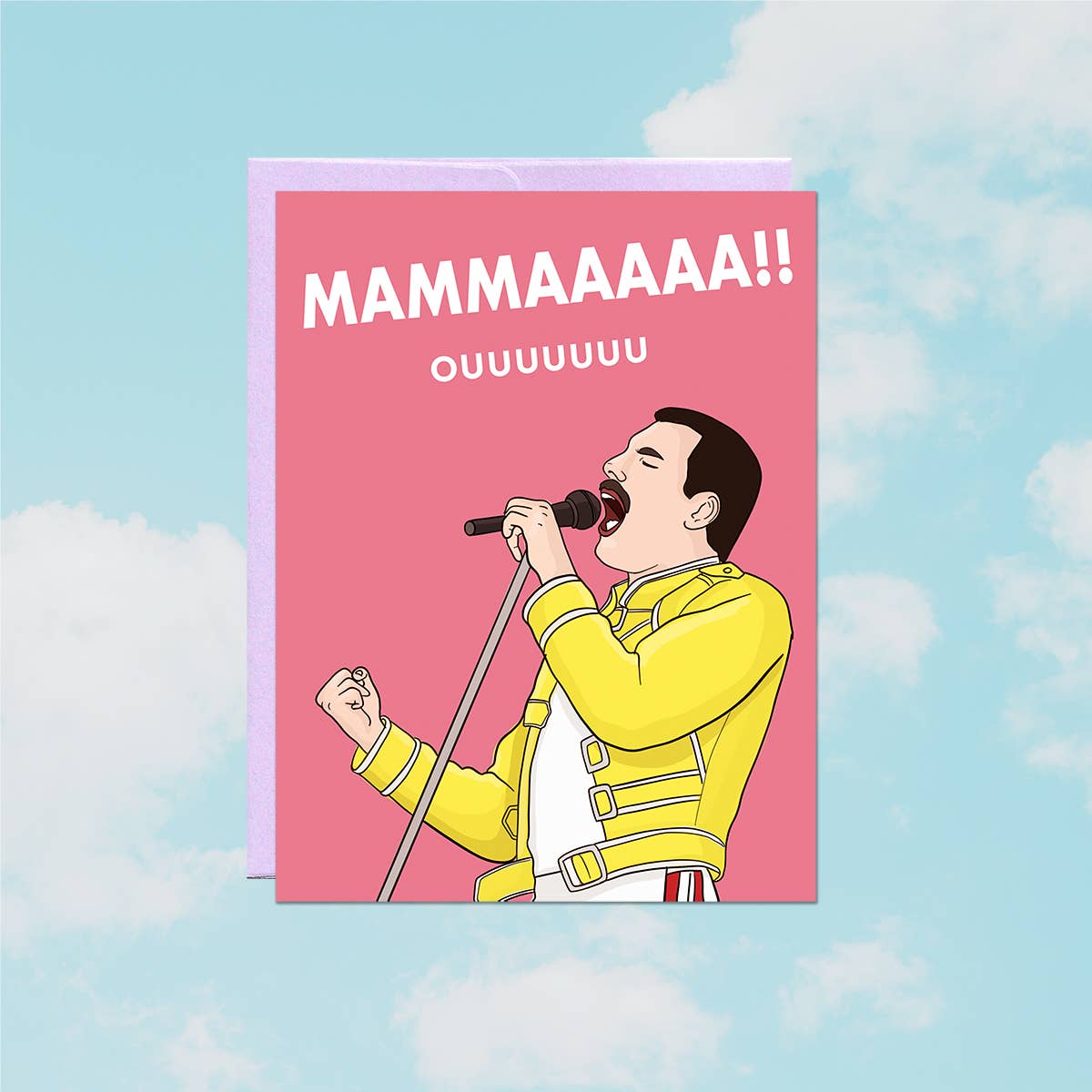 Party Mountain Paper co. - Wholesale Mother's Day Card - Freddie Mamma! | Mother's Day Card1