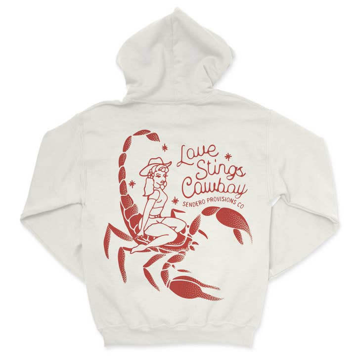 Love Stings Hoodie for wholesale by Sendero Provisions Company