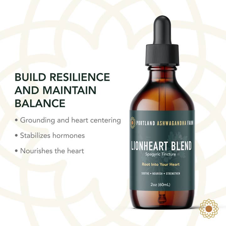 Portland Ashwagandha Farm - Wholesale Tincture - Lionheart Blend - Fresh Spagyric Tincture