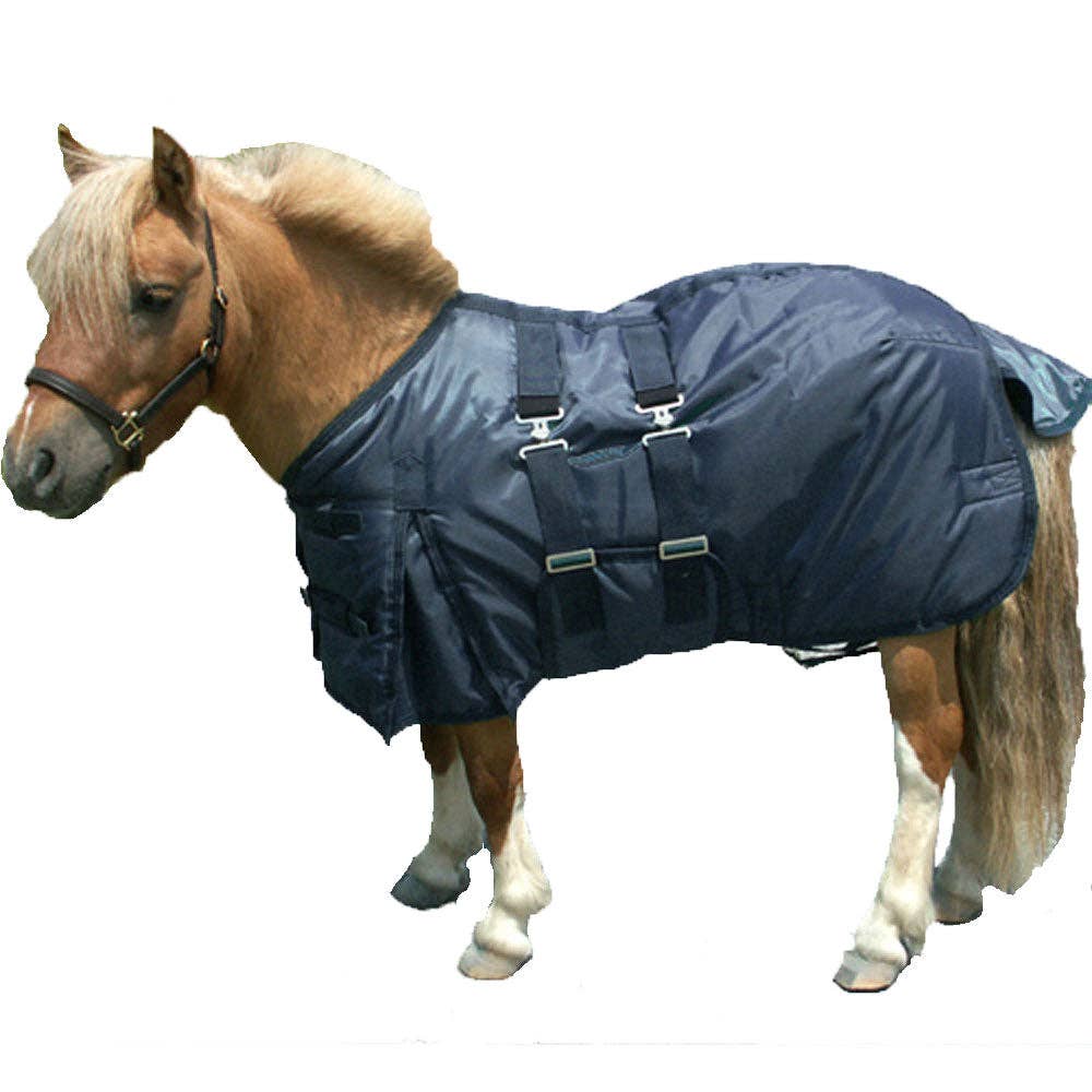 Intrepid International - Wholesale Horseback Riding Gear - Mini Turnout Blanket with Belly Band 190G, 420D FOB1